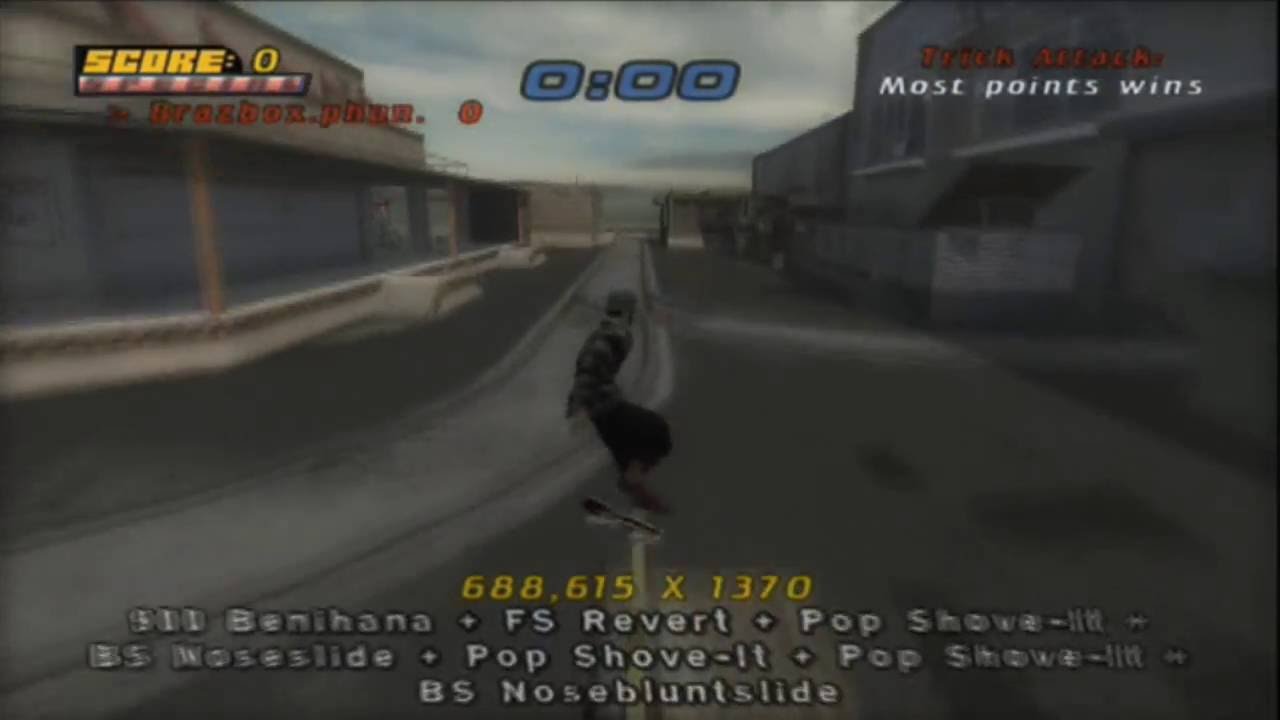 World's Tony Hawk's Pro Skater 4 (PS2) Highest Score Ever! 6 Billion Points by Brazbox
