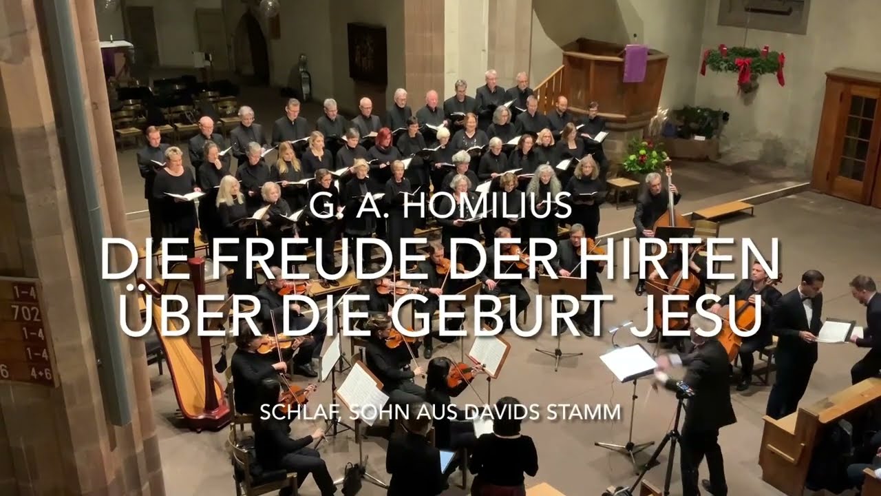 G. A. Homilius - Die Freude der Hirten über die Geburt Jesu; Coro 6: Schlaf, Sohn aus Davids Stamm