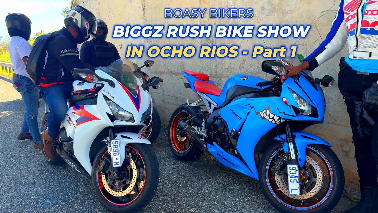BOASY BIKERS - BIGGZ RUSH BIKE SHOW IN OCHO RIOS - BMW vs MEICH vs ANTHONY vs SACRIFICE #BikeLife !