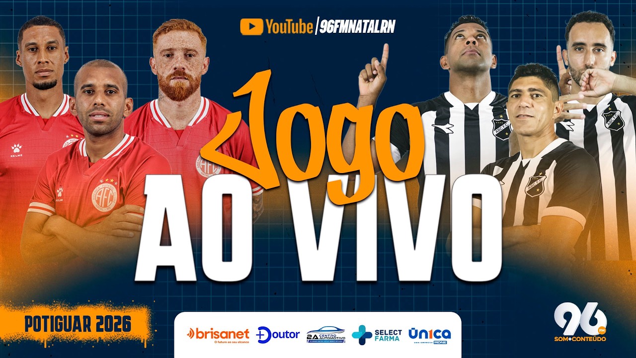 [🔴AO VIVO] AMÉRICA X ABC | A GRANDE FINAL (JOGO DE IDA) - CAMPEONATO POTIGUAR 2026 - 18/03/2026