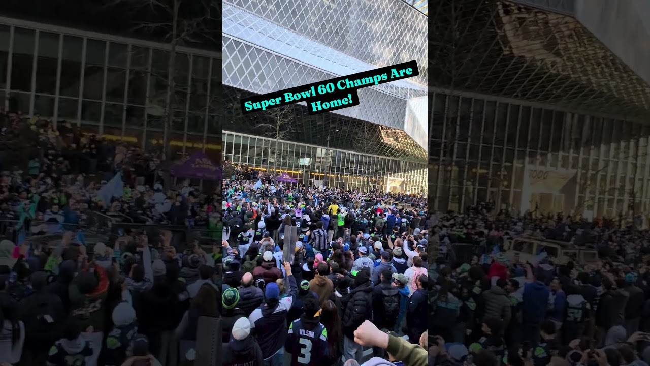 Super Bowl 60 Parade #seahawks #seattleseahawks #champions