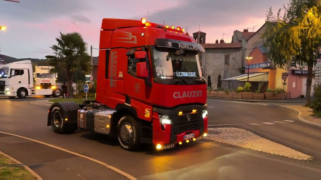 Défilé de camion, dans le cadre du Show Truck à Langeac pour SOS Préma