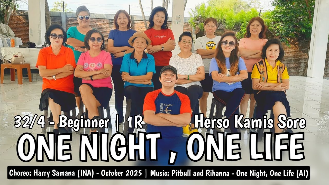 One Night, One Life Line Dance | Beginner | @harrysamana2522 (INA) - Oktober 2025