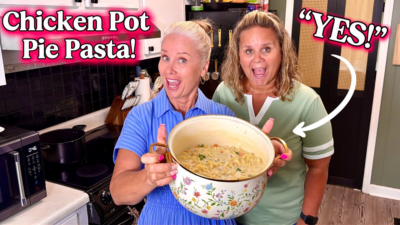 Momma makes a Chicken￼ Pot Pie PASTA! 😱 Plus farm news! 