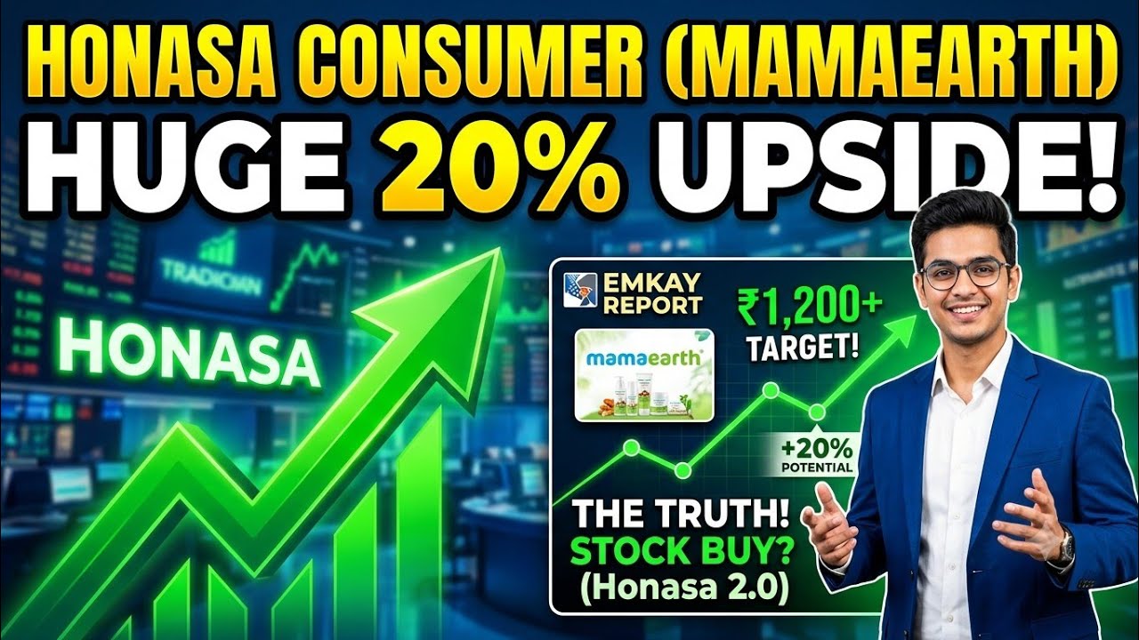 Honasa Consumer Share Target: 20% Upside? | Mamaearth Parent (Honasa) to Hit Rs 500? | #Mamaearth