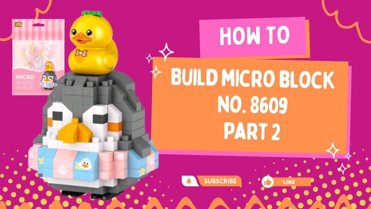 HOW TO BUILD MICRO BLOCK NO. 8609 PART 2 (bahasa)