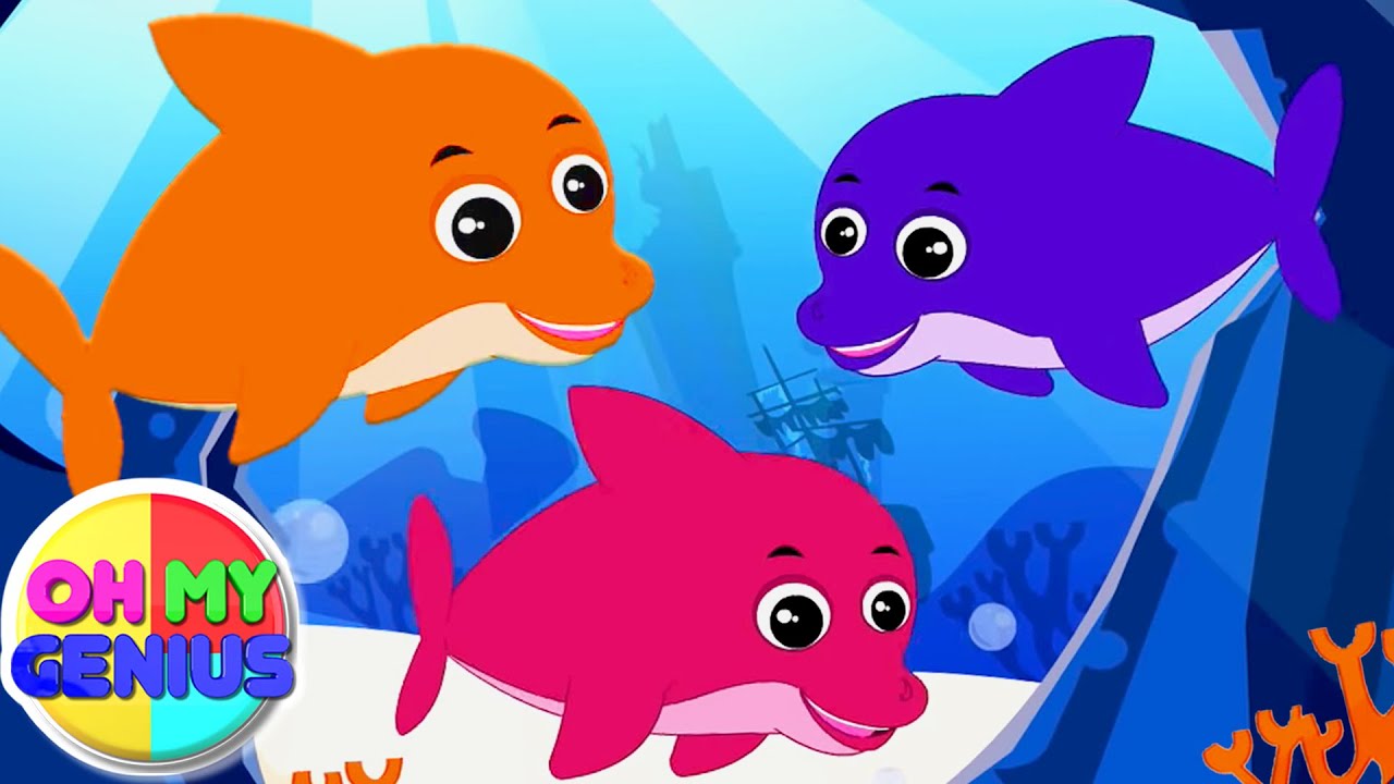 We Are The Dolphins | Dolphins Song | Nursery Rhymes and Kids Songs with Oh My Genius