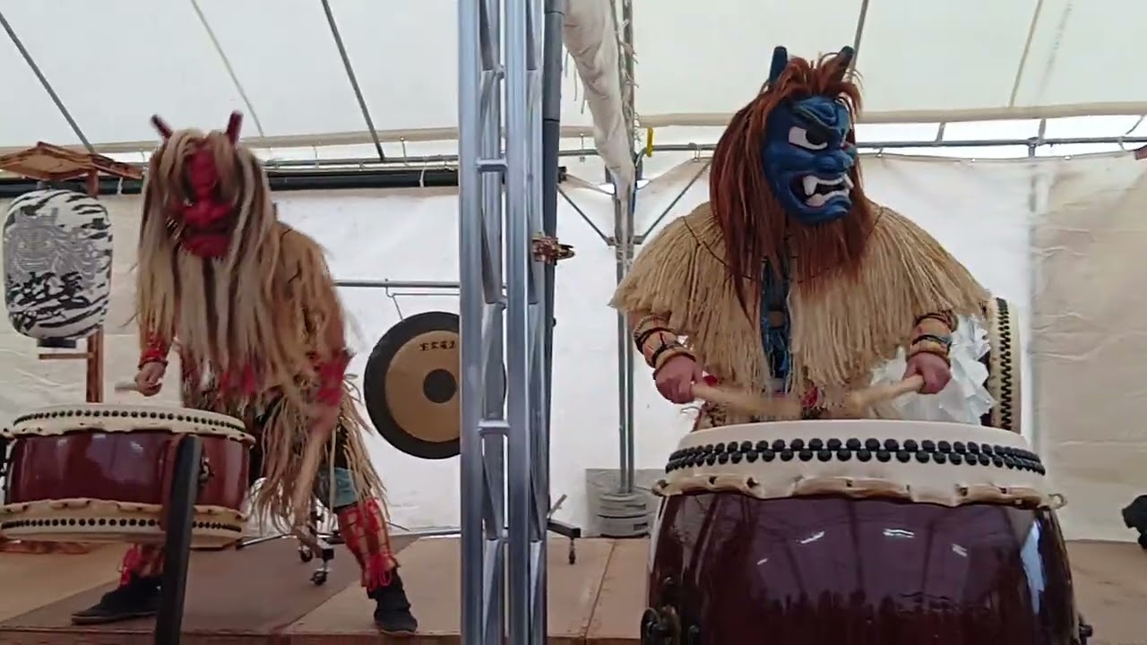 なまはげ👹太鼓音打屋男鹿駅周辺広場ハブアゴー2026.2.15