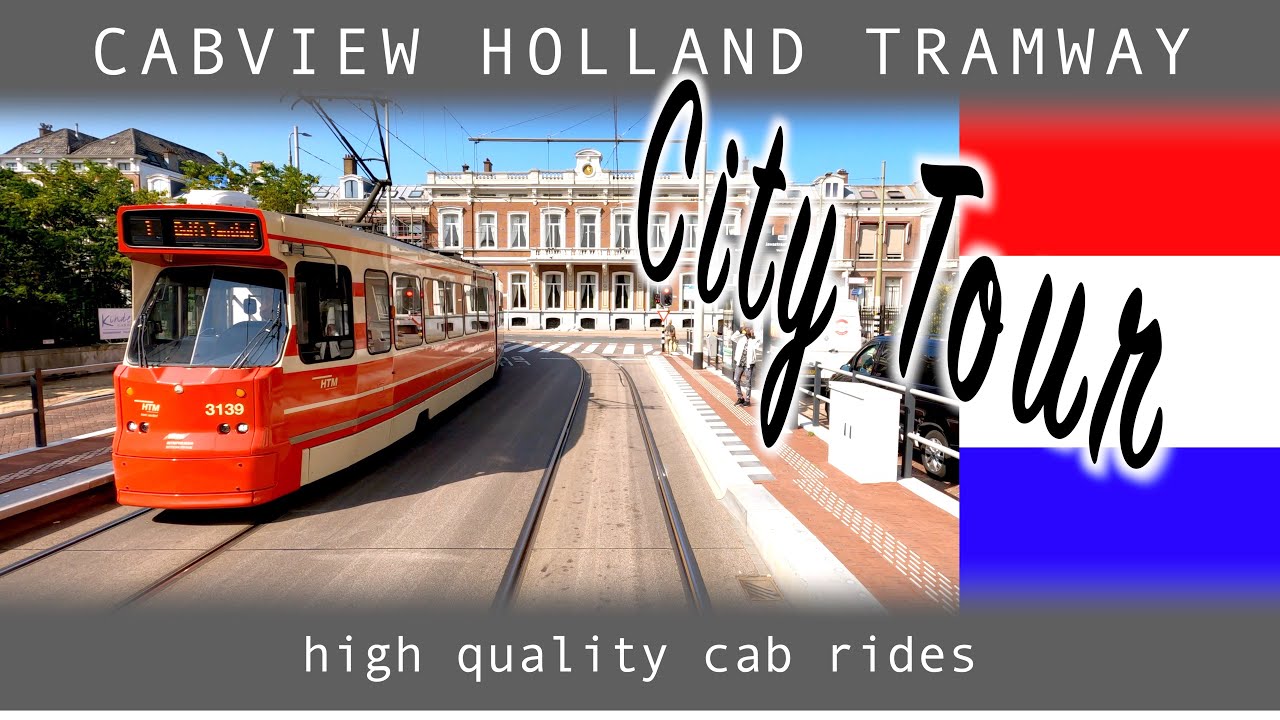 [5K] The Hague City Tour Museum Tram CABVIEW HOLLAND Haags Openbaar Vervoer Museum 4sep 2021