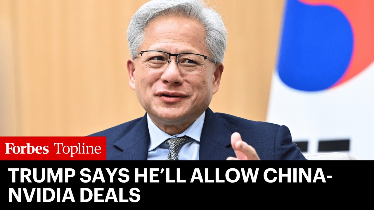 Trump Says He’ll Allow China-Nvidia Deals Except For ‘Most Advanced’ Blackwell Chips