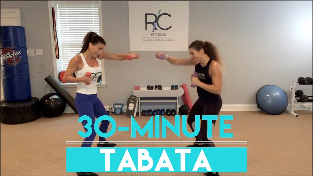 30-MINUTE TABATA/ Interval Training / Full Body Workout / Cardio / Fat Burning / Weights Optional