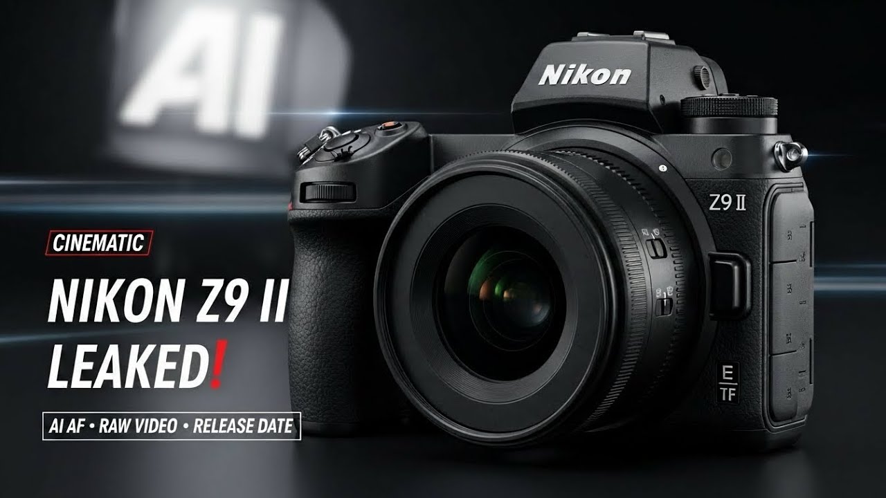 Nikon Z9 II LEAKED Details&mdash; AI Autofocus Revolution, RAW Video Upgrades & Release Date!