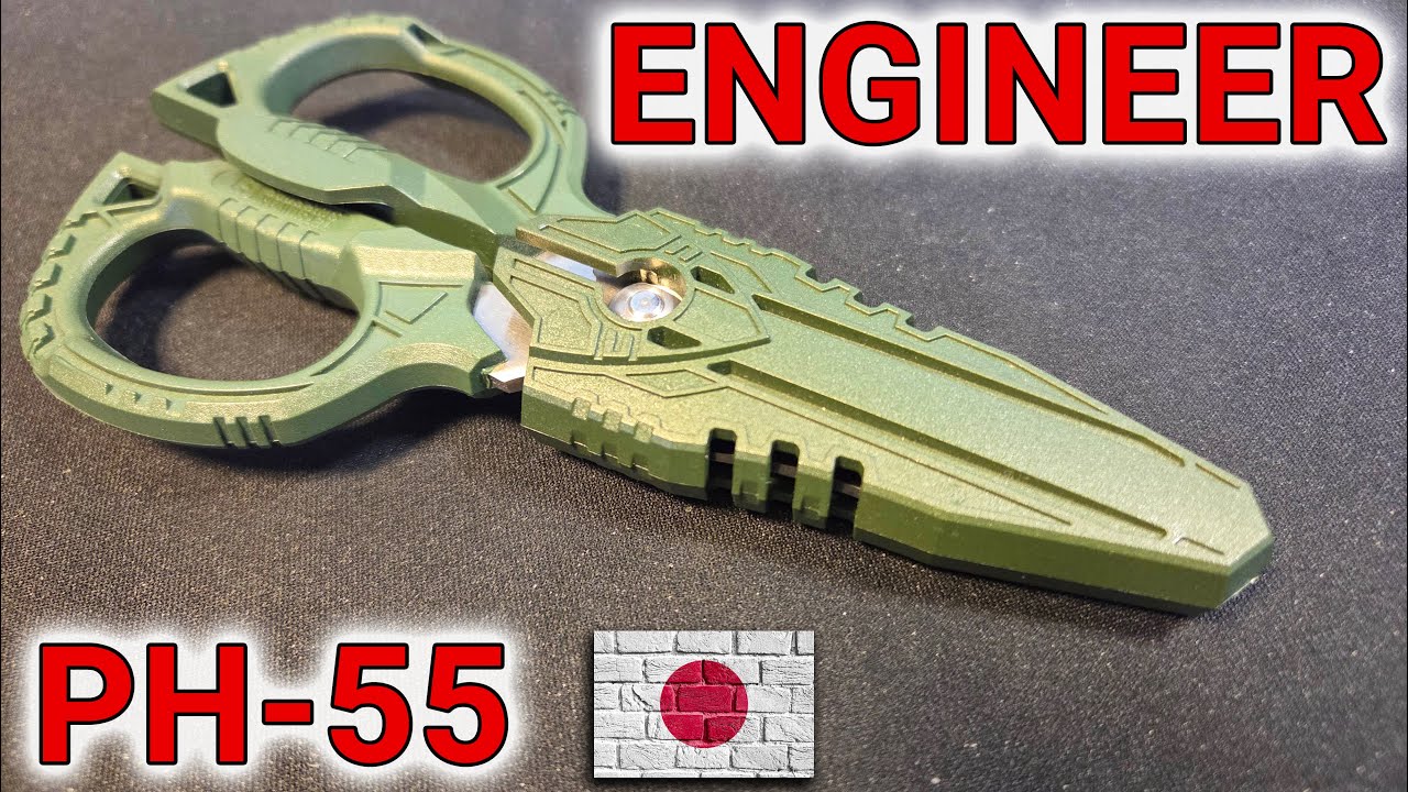 Engineer PH 55 Tetsuwan Scissors made in Japan will demolish cutting tasks