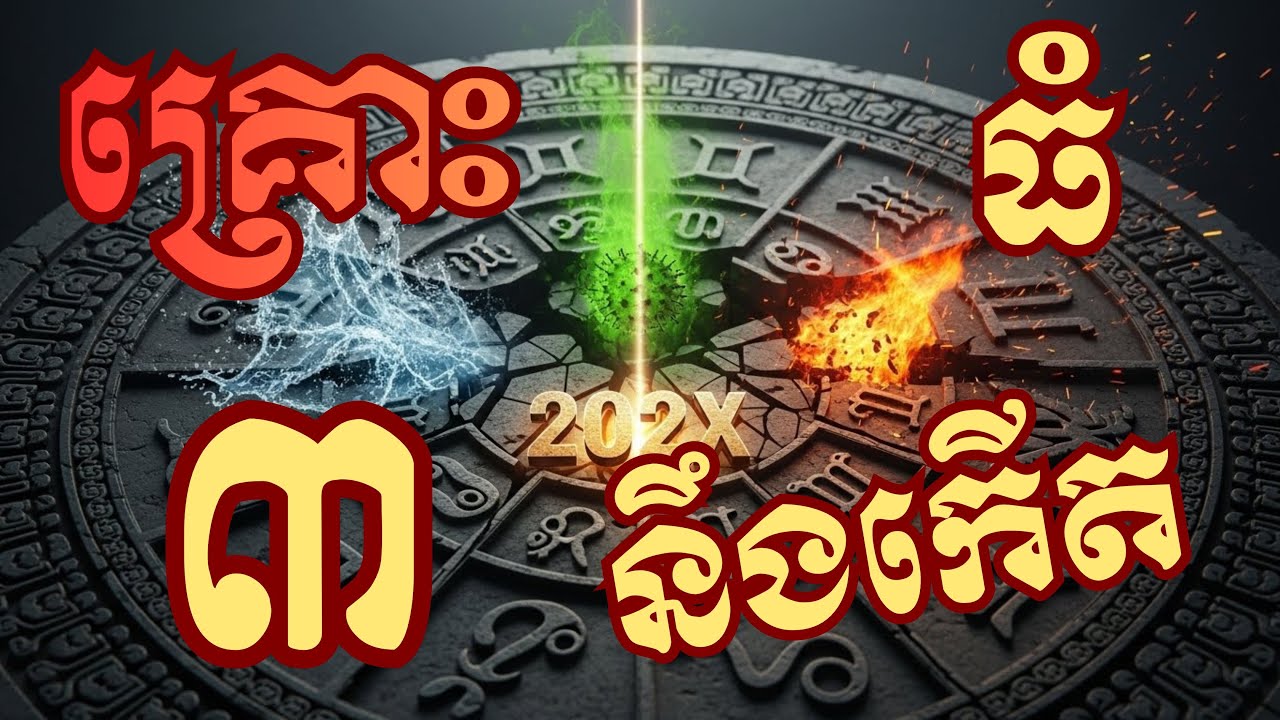 គ្រោះធំ 3️⃣ មិនមែនអាថ៌កំបាំង តែពិសោធន៍ រាសី ១២ ផ្កាយ ១២ បាន🌟