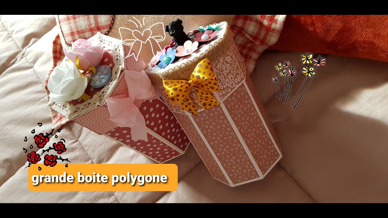 boite grande ou  polygone ?  🧧🧊 polygone ou grande ? #scrapbooking #tuto scrap