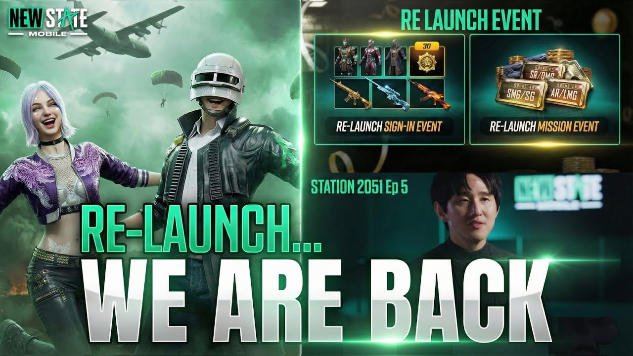 WE ARE BACK NEW STATE MOBILE RE LAUNCH 🔥