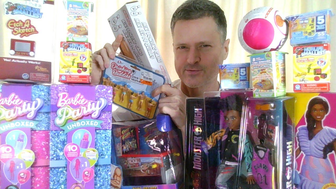 One Sixth Miniature Toy & Doll Haul New & Old: World's Smallest Barbie Dollarama Diorama Game Room