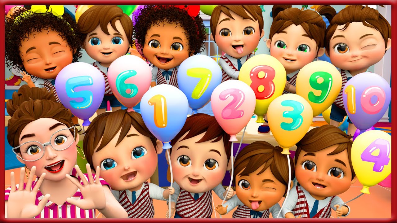 One, Two, Three – Numbers Song! | Kids Nursery Rhyme | Kids Songs | Banana Cartoon #nurseryrhymes