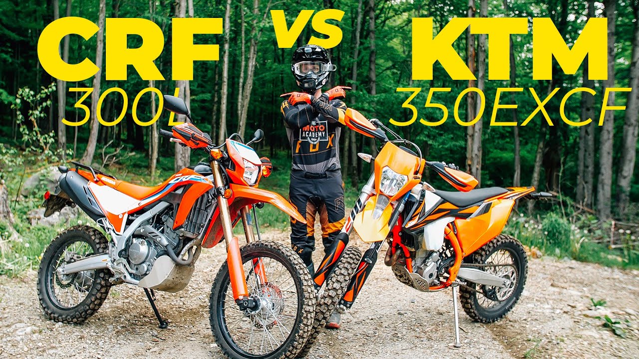 Соревнование на дороге и бездорожье! // Honda CRF 300L против KTM 350EXCF