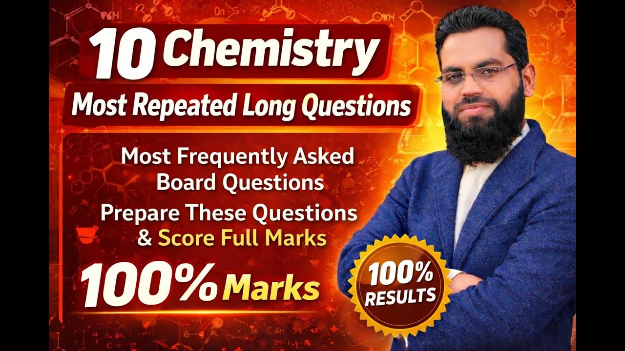 10th Class Chemistry | Most Repeated Long Questions | Board Exam 2026 | 100% Guaranteed Marks