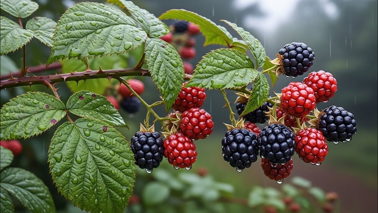 A Beautiful Village Rainy day and Beautiful Garden miniature ASMR Animated | A Garden Tiny Story 