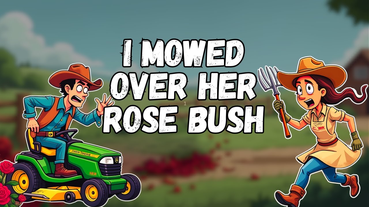 I Mowed Over Her Rose Bush | A Cowboy's Gardening Disaster! 🌹🤠