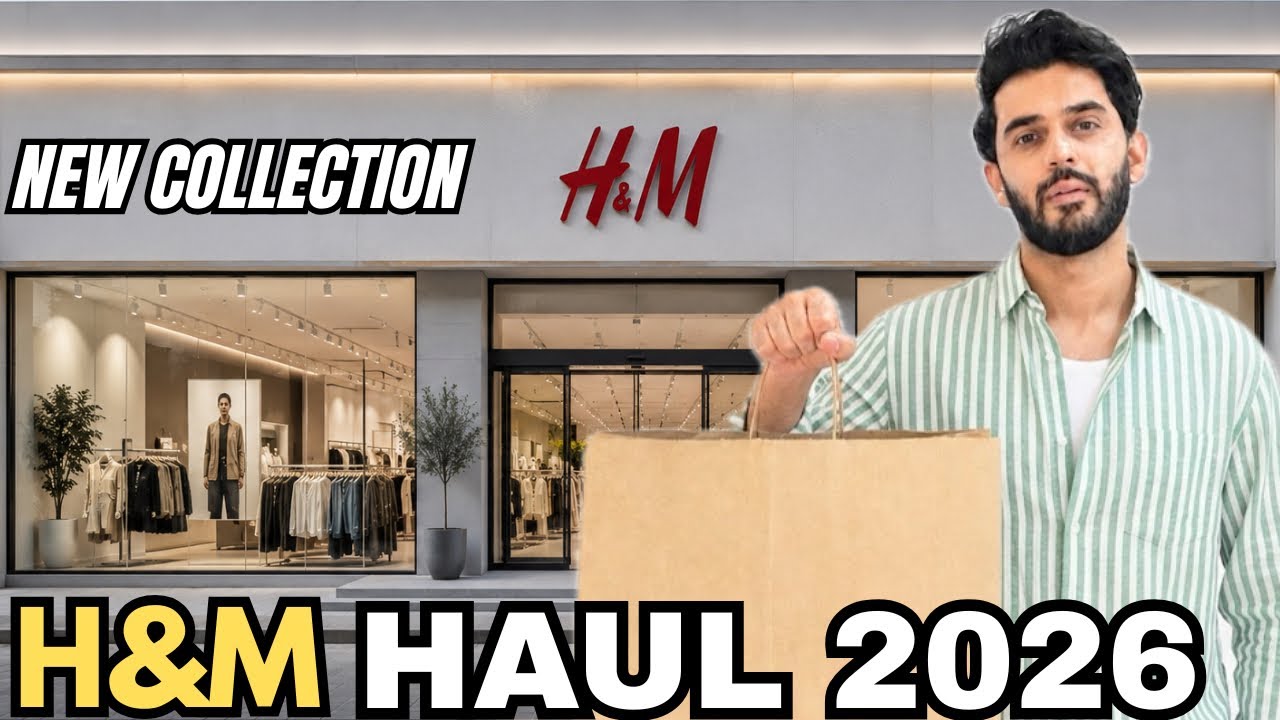 Обзор покупок из H&M 2026 для мужчин | Новая коллекция H&M | Обзор H&M