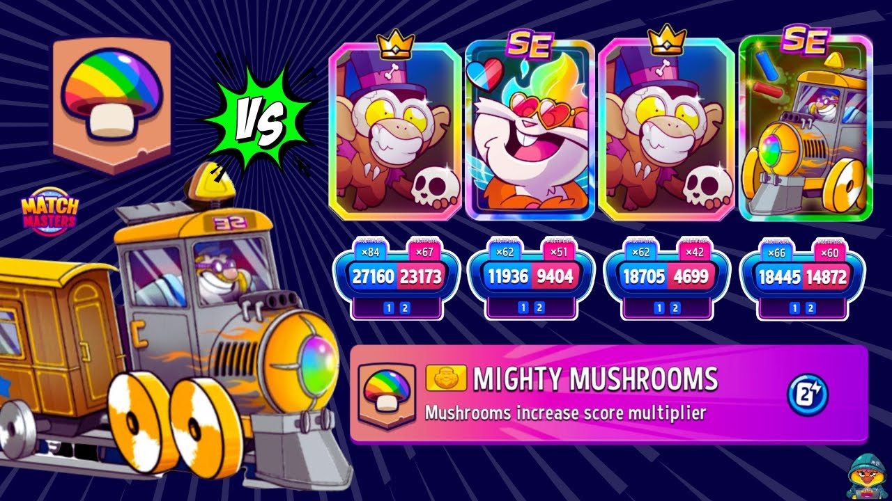 ~SE~ ALL ABOARD DESTROY PREMIUM BOOSTERS | Match Masters Mighty Mushrooms + Super Sprint