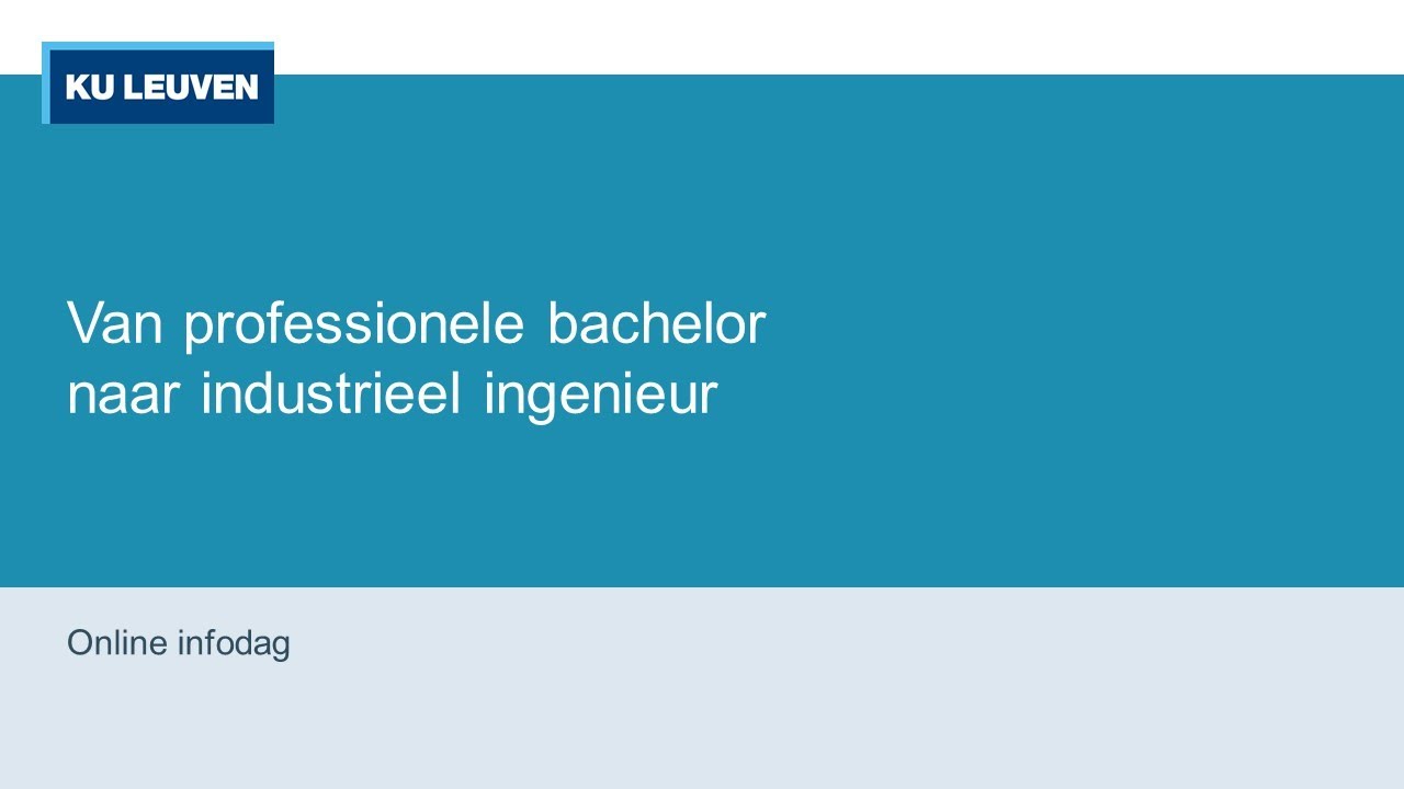 Van professionele bachelor naar industrieel ingenieur: is schakelen iets voor mij?
