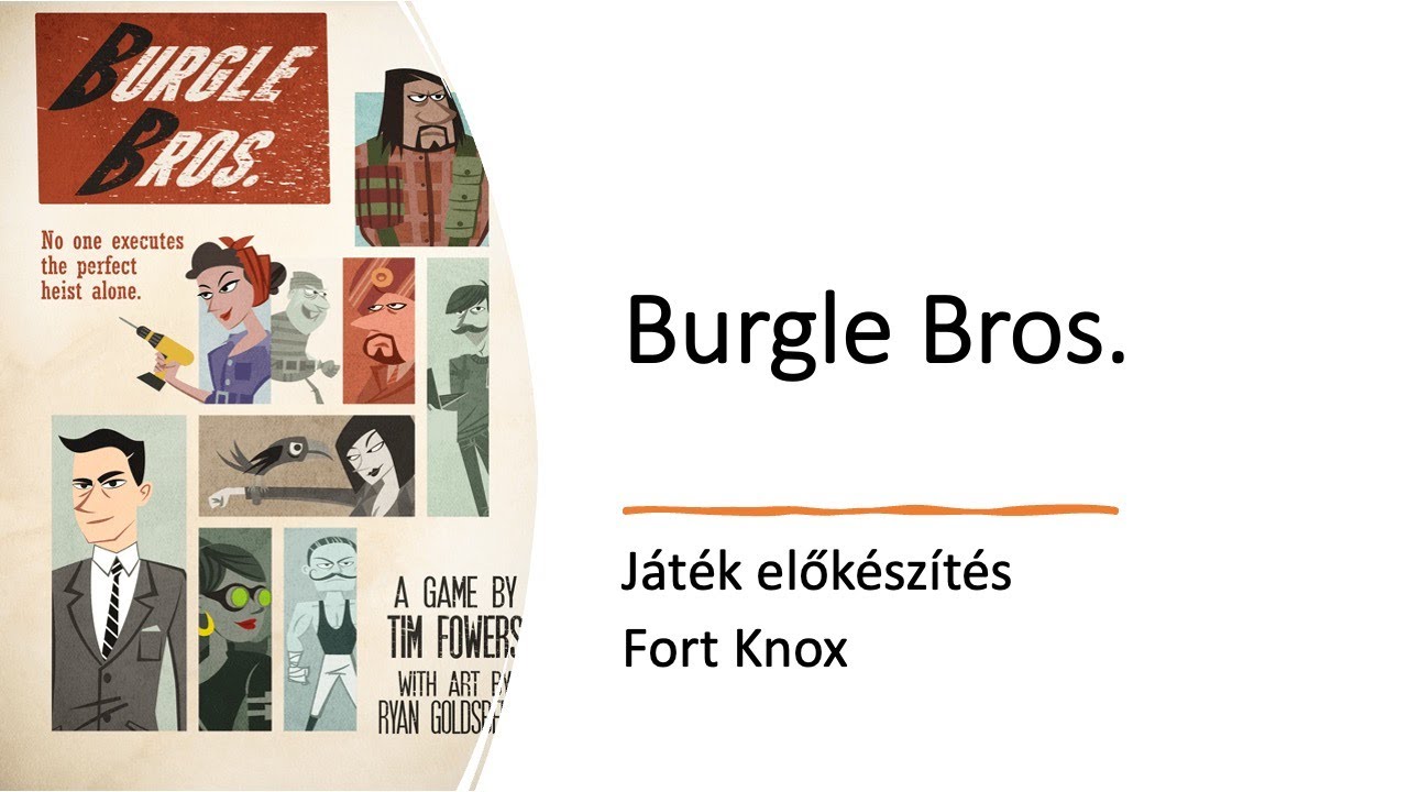 Burgle Bros - Játék előkészítés