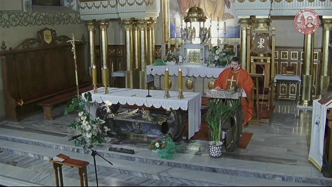 Msza św. na żywo - Sanktuarium bł. Karoliny w Zabawie