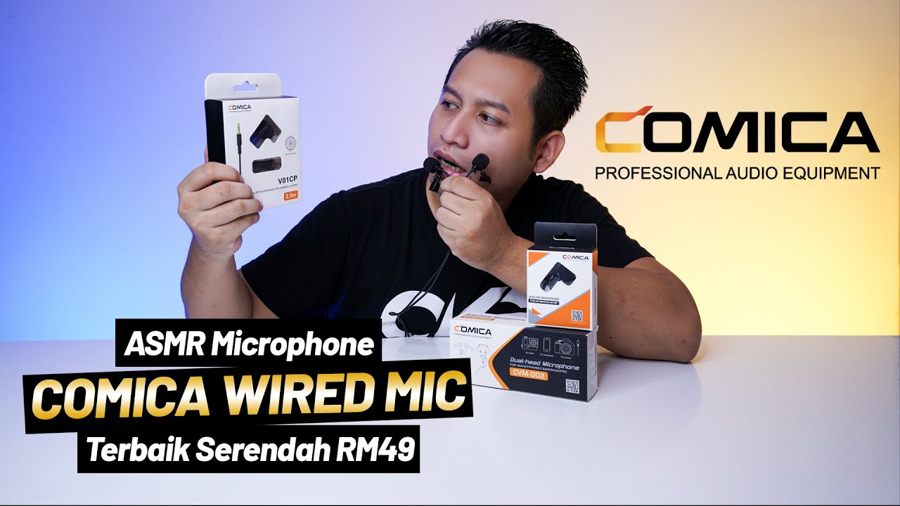 The BEST ASMR Microphone | Comica Audio Wired Mic