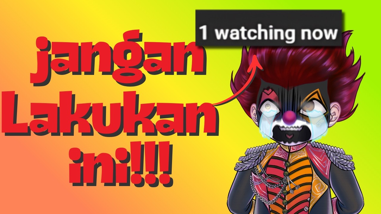 Ini yang bikin channel VTuber kamu gak berkembang
