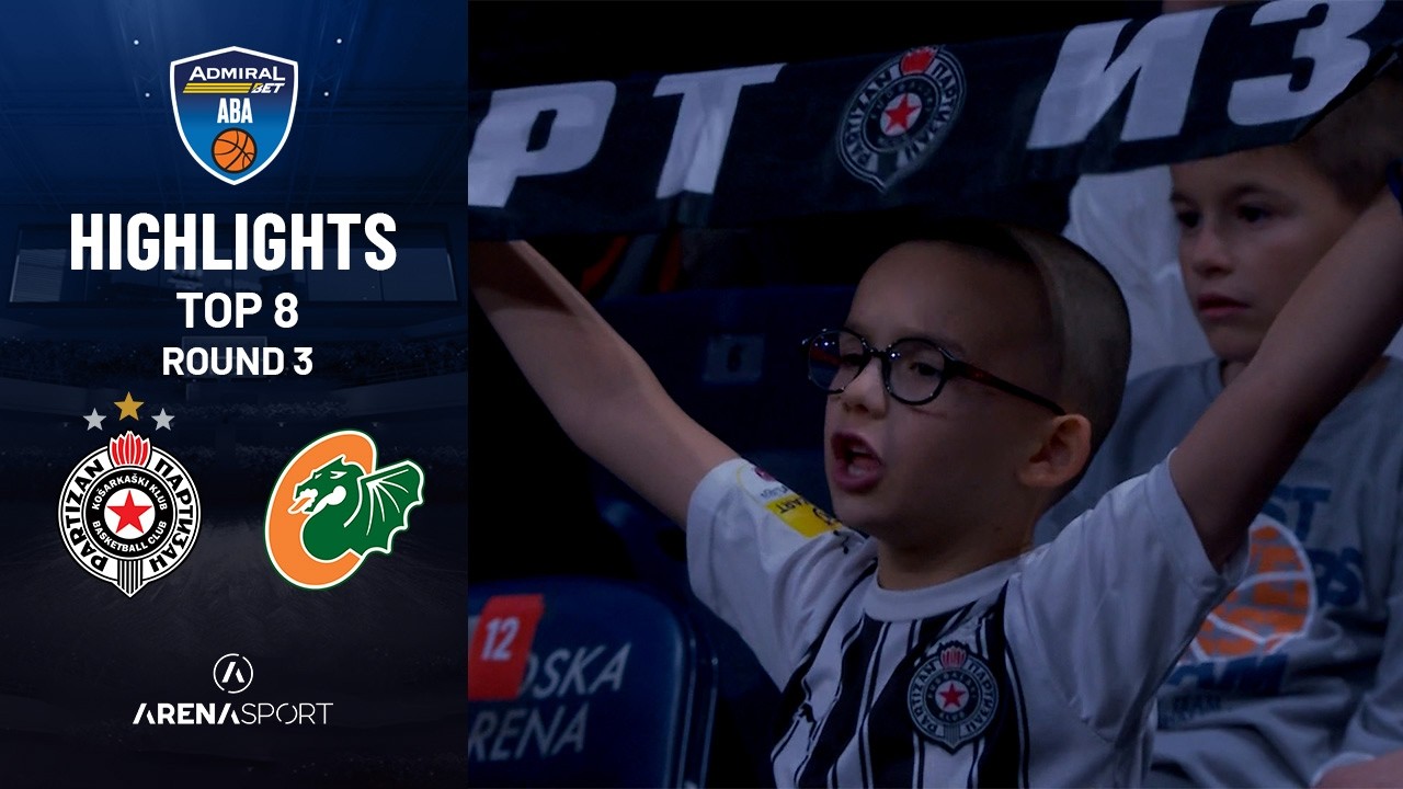 Partizan - Cedevita Olimpija 86:70 | ADMIRALBET ABA LIGA (3. kolo - Top 8) | 15. mart 2026.