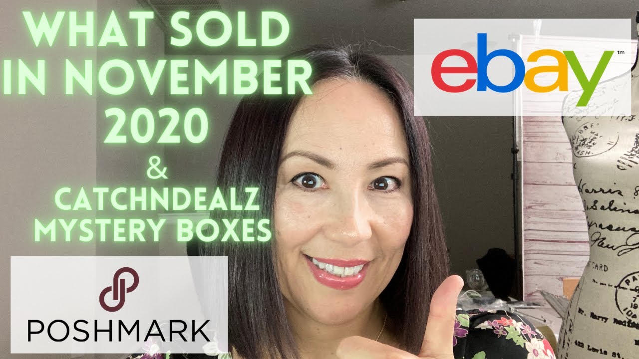 What Sold November 2020 on eBay and Poshmark