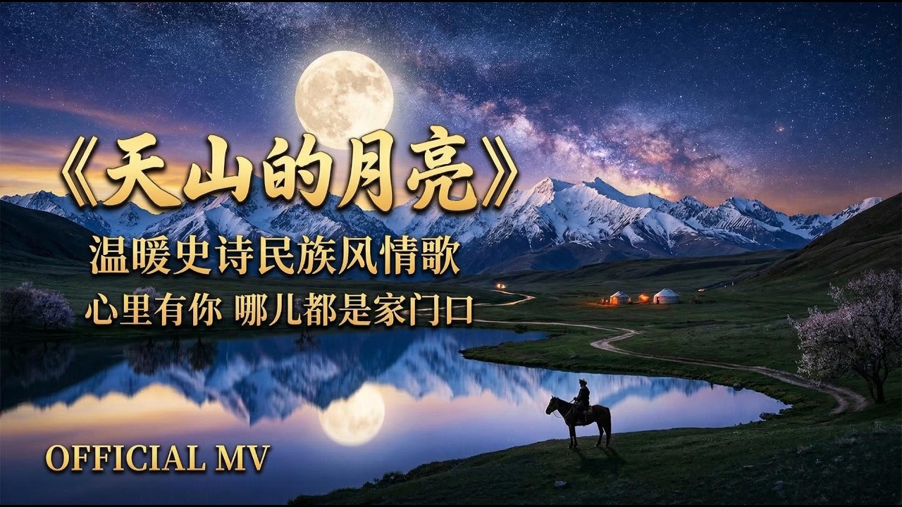 【原创音乐 / Original Music】《天山的月亮》 (The Moon of Tianshan  | 史诗民族风男声独唱 (Epic Cinematic Folk Solo)