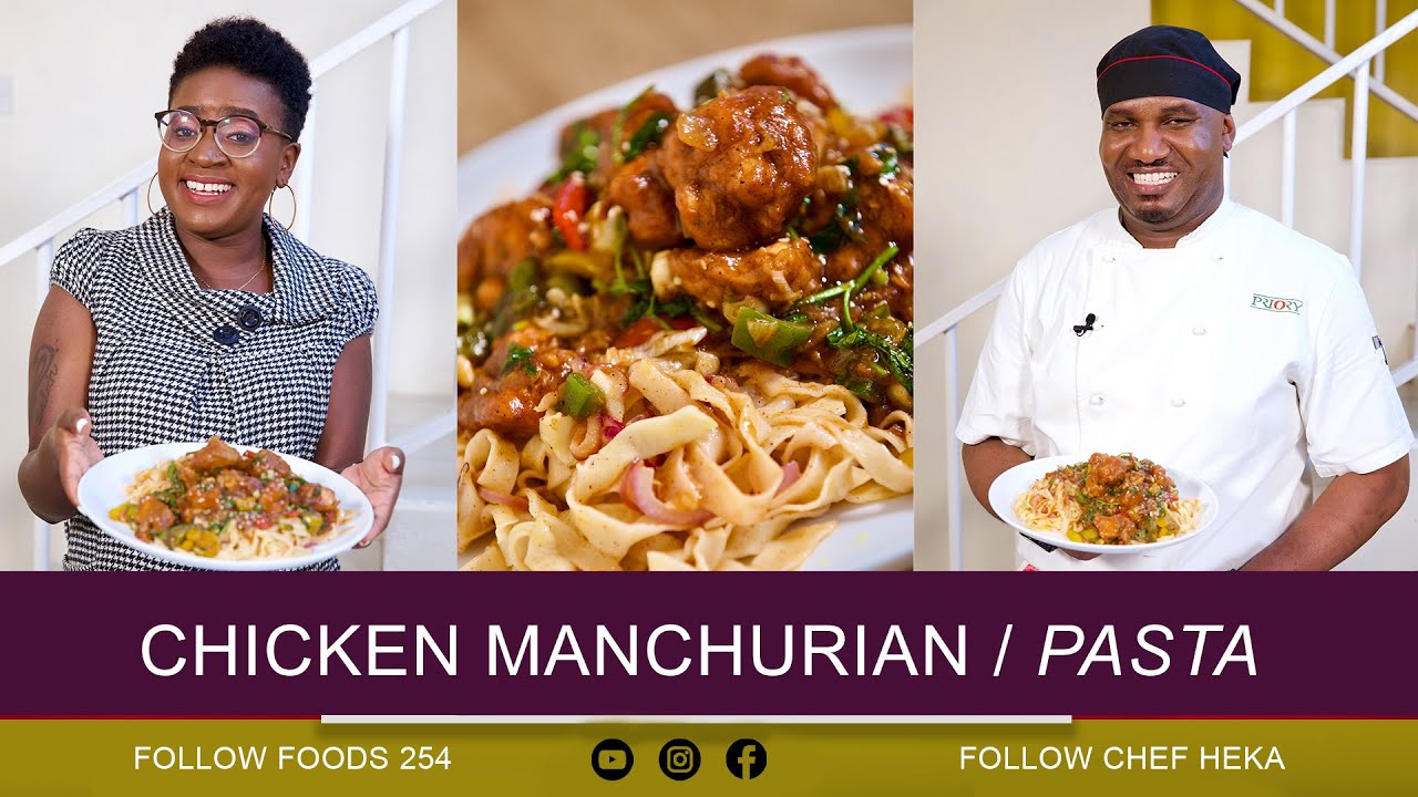Chicken Manchurian || Served with homemade Tagliatelle
