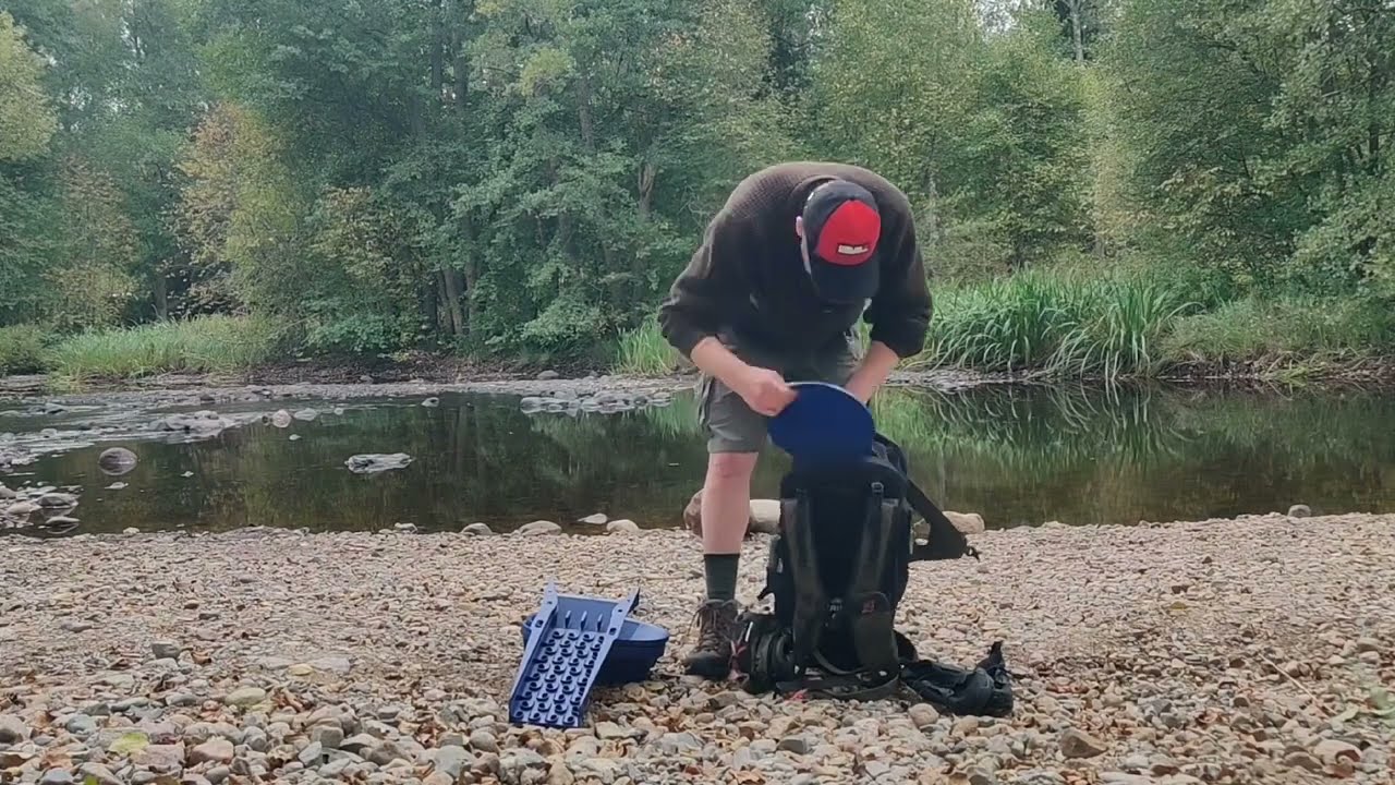 Goud zoeken in Zweden met de XP goudpan set en de XP sluice box.