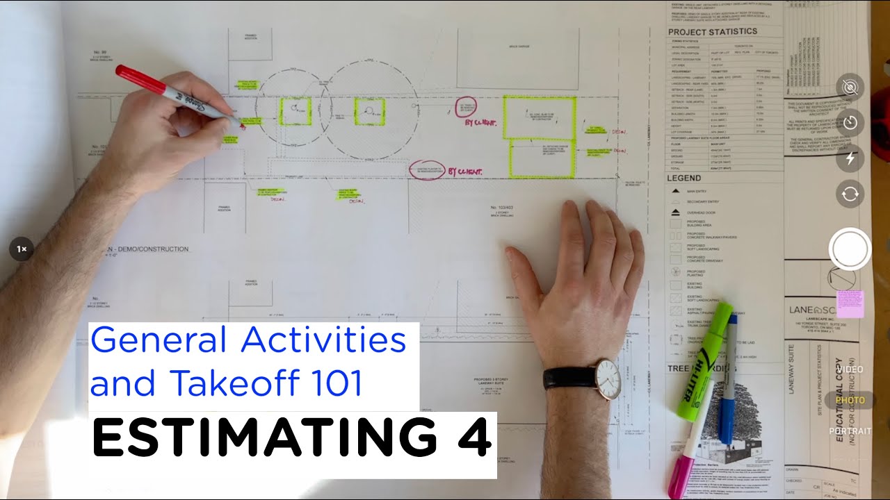 Estimating 4: General Activities and Takeoff 101