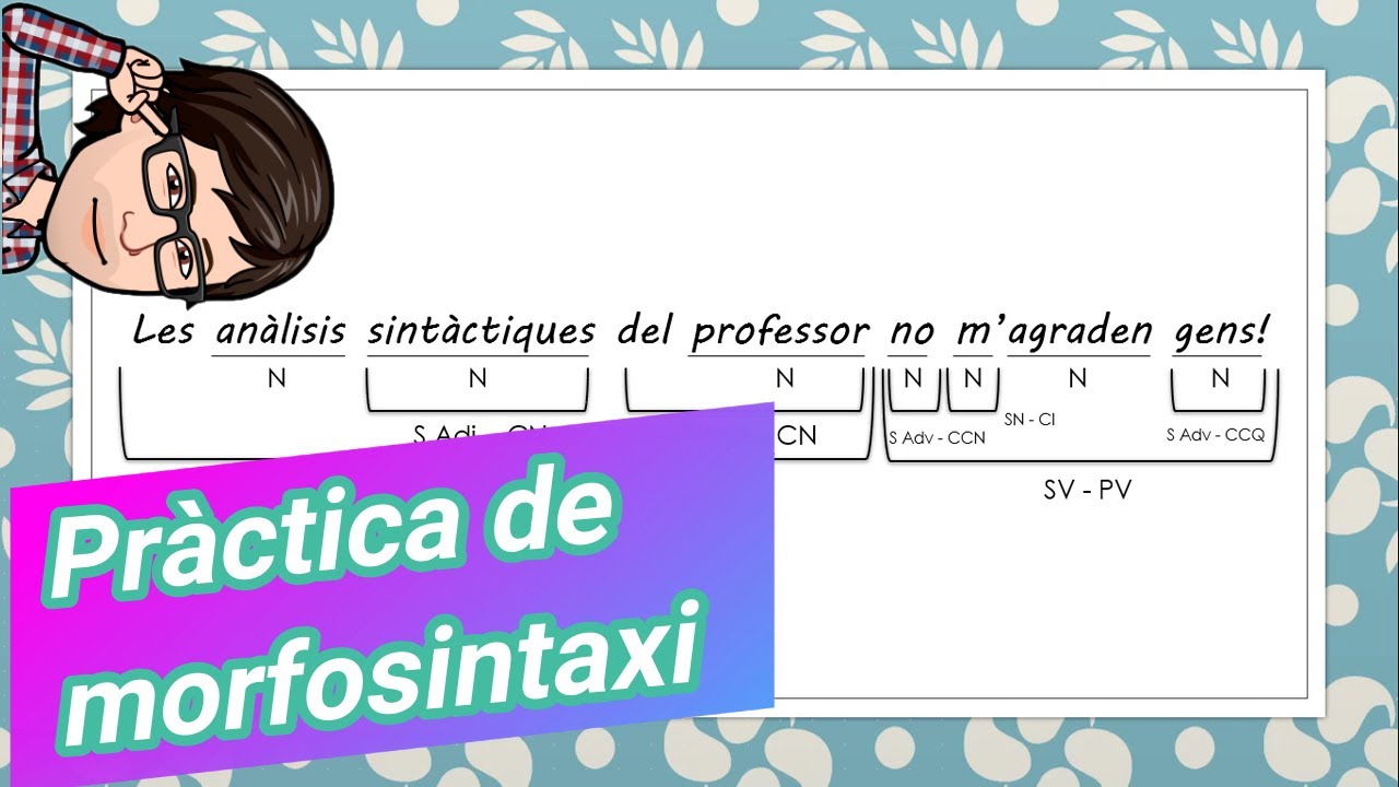 Pràctica de morfosintaxi 🔁
