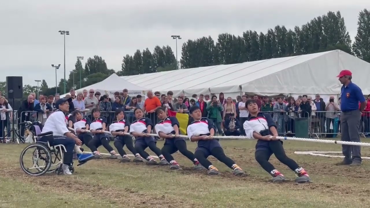 2025英國世界盃盃室外拔河錦標賽-U19-480kg冠軍戰，台灣vs南非第一局