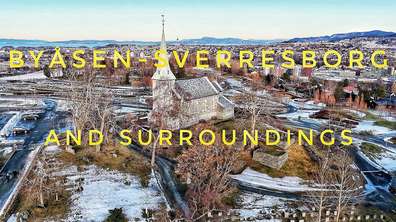 Trondheim. By&aring;sen -Sverresborg and surroundings