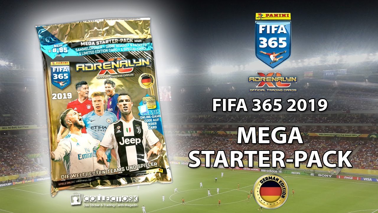 PANINI FIFA 365 Adrenalyn XL 2019 -  Mega Starter-Pack - German Edition