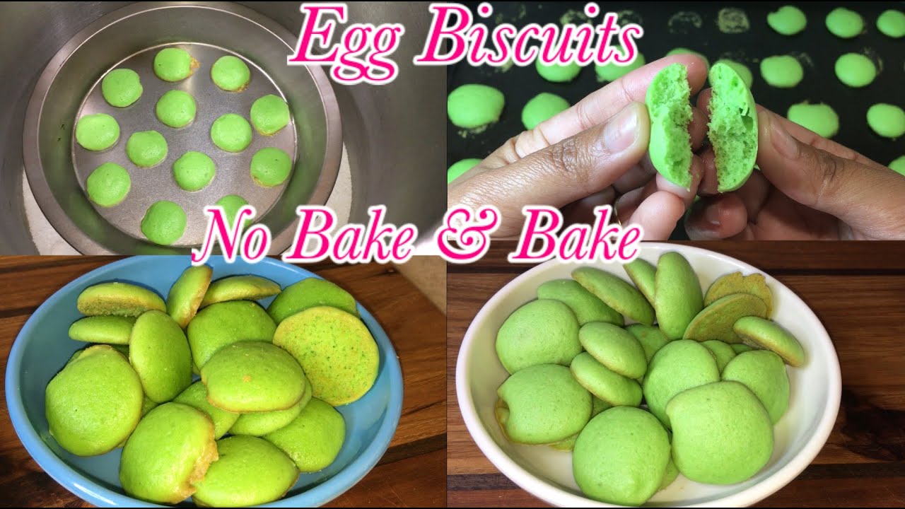 Egg Coin Biscuit | No Oven & With Oven Bake | Egg Biscuits Recipe
