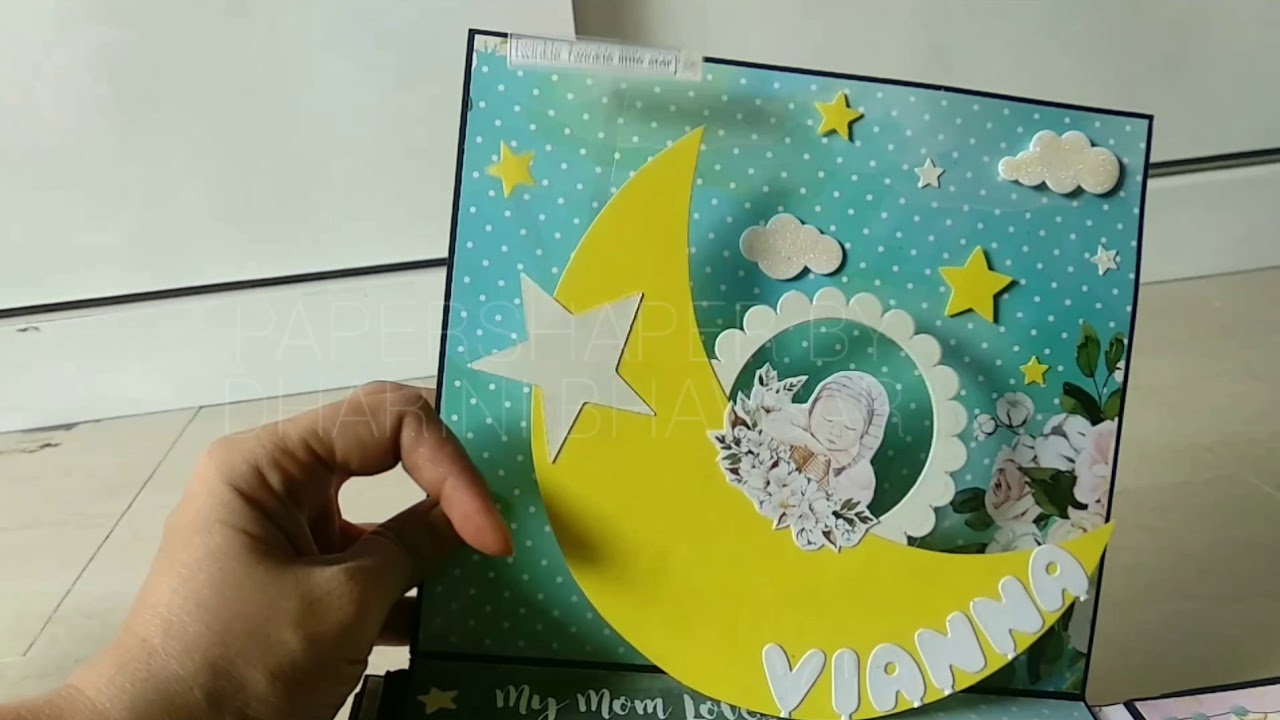 Best Baby popup scrapbook...Baby  VIANNA'S FIRST YEAR POPUP ALBUM