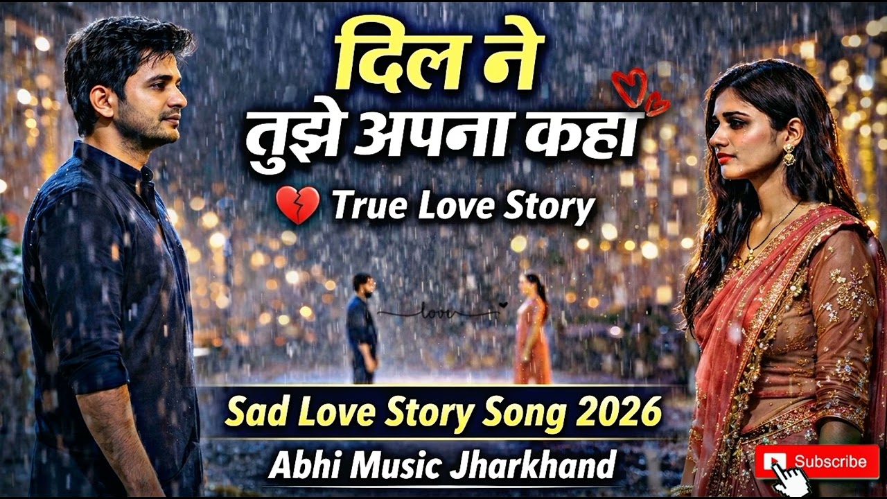 दिल ने तुझे अपना कहा 💔 | New Hindi Love Story Song 2026 | Emotional Romantic Song | True Love Story 