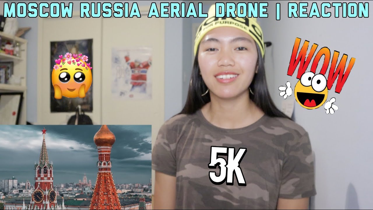 Москва Россия Аэросъемка 5K | Reaction [SO NICE!]