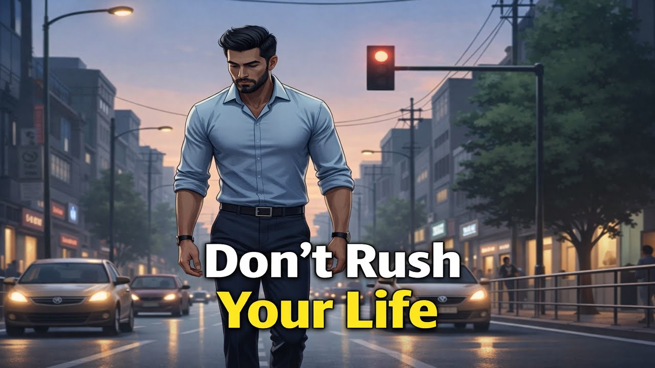 Don’t Rush Your Life — A Story for 25–45 Year Olds | Motivational English Story | Grow and Glow