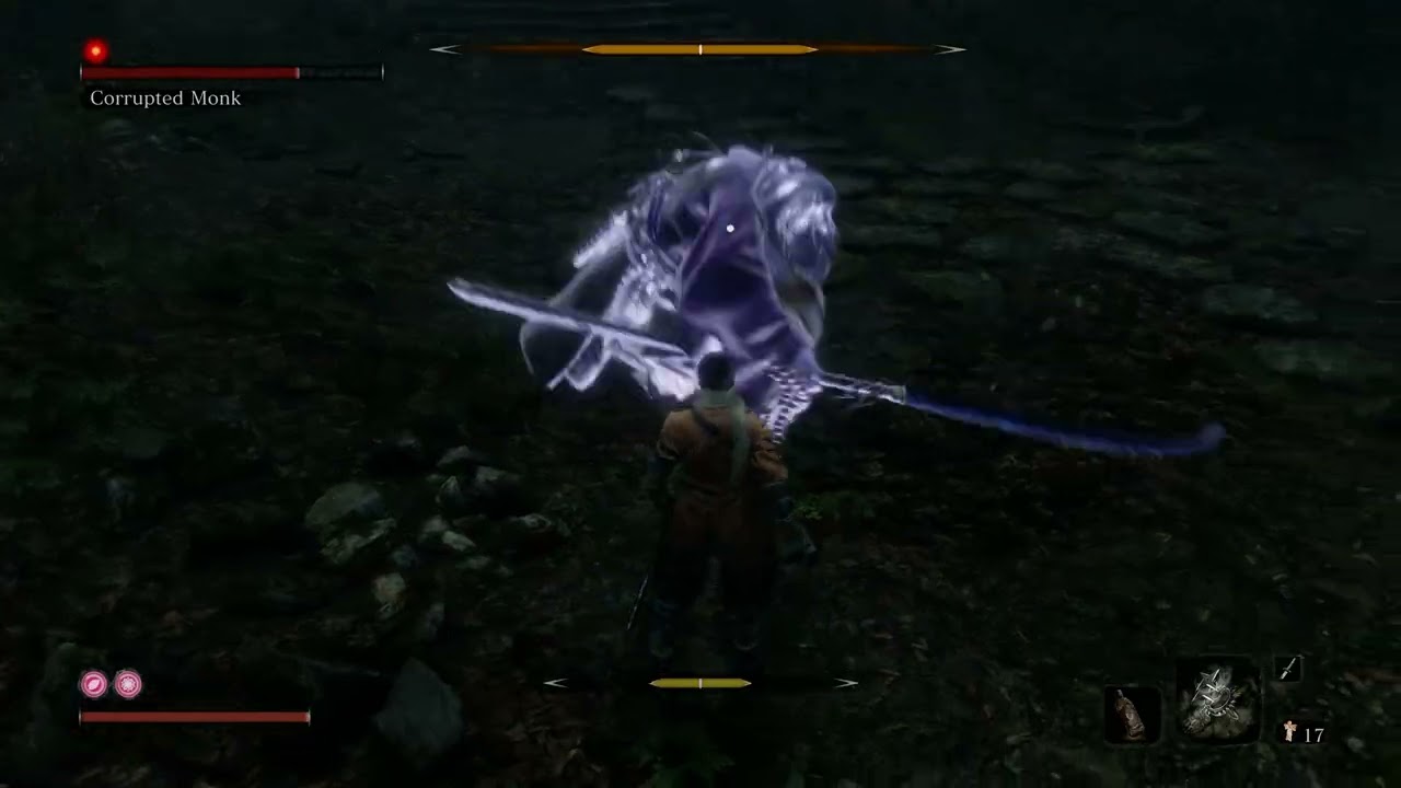 sekiro hitless corrupted monk