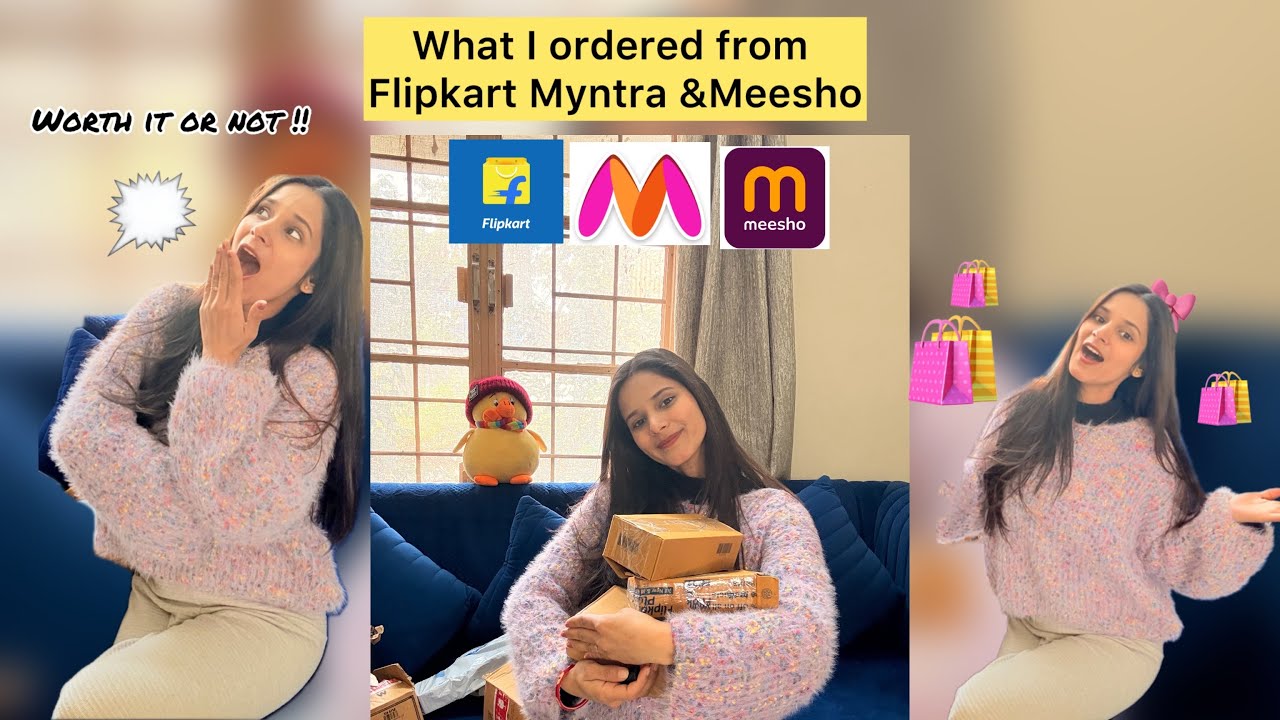 ONLINE SHOPPING UNBOXING..😍🛍️ ||FLIPKART |MYNTRA &MEESHO||